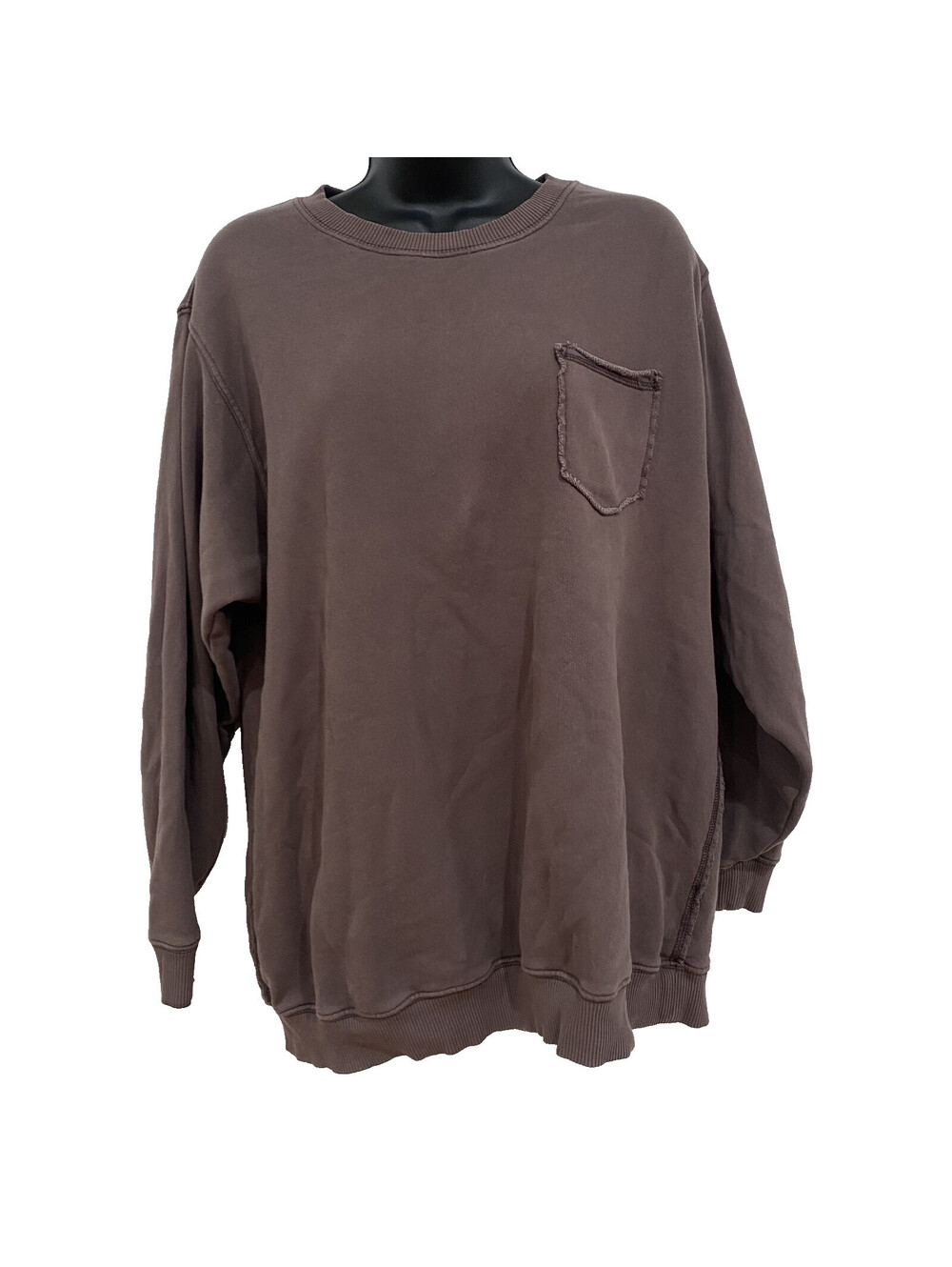 Aerie Sweatshirt Women S Everyday Oversized Pocket Crew Neck Long Sleeve Cozy